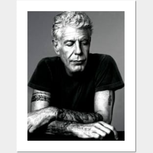 Anthony Bourdain Mode Black Posters and Art